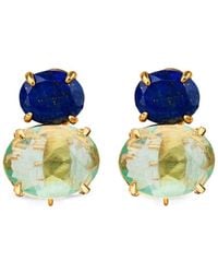 Bounkit - Pendientes Con Cuarzo Colgante - Lyst