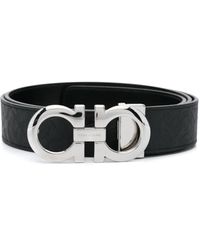 Ferragamo - Riem Met Gancini-Reliëf - Lyst