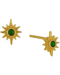 Ottoman Hands - Onyx Star Earrings - Lyst