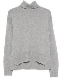 Peserico - Turtleneck Ribbed-Trim Sweater - Lyst
