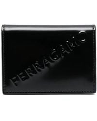 Ferragamo - Logo-Embossed Leather Cardholder - Lyst