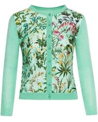 Oscar de la Renta - フローラル カーディガン - Lyst