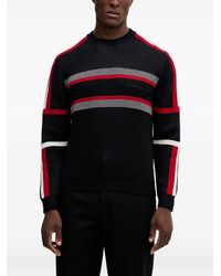 ARMANI EXCHANGE - Striped Crew-Neck Sweater - Lyst