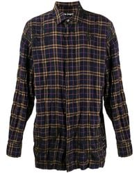 Palm Angels - Logo-Print Check-Pattern Shirt - Lyst