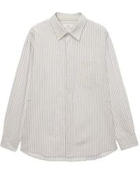 DUNST - 2-Way Striped Pocket Shirt - Lyst