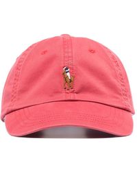Polo Ralph Lauren Gorra con bordado Polo Pony - Rojo