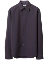 Burberry - Long Sleeved Buttoned Striped Shirt - Lyst