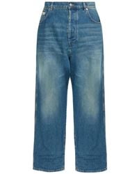 Moschino - Faded Straight-Leg Jeans - Lyst