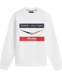 Tommy Hilfiger - X Cadillac Formula 1 Team Pullover Mit Zickzackmuster - Lyst