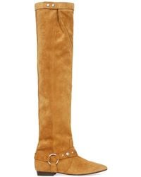Isabel Marant - Selize Knee-High Suede Boots - Lyst