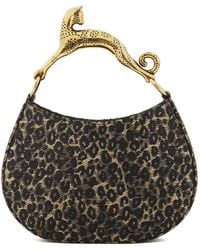 Lanvin - Animal-Print Mini Bag - Lyst