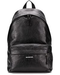 Balenciaga - Explorer Rucksack Mit Logo-Applikation - Lyst