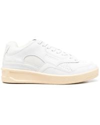 Jil Sander - Basket Low-Top Leather Sneakers - Lyst
