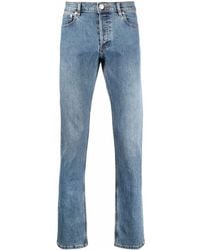 A.P.C. - Halbhohe Slim-Fit-Jeans - Lyst