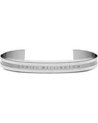 Daniel Wellington - Elan Engraved Logo-Cuff Bracelet - Lyst