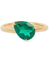 PERSÉE - 9Ct Iris Emerald Ring - Lyst
