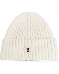 Bogner - Bony-1 Ribbed-Knit Logo-Patch Beanie Hat - Lyst