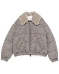 Brunello Cucinelli - Giacca Con Motivo Pied-De-Poule - Lyst