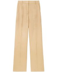 Burberry - Ekd Broek Met Wijde Pijpen - Lyst