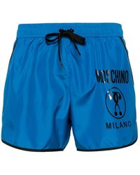 Moschino - Shorts Met Contrasterende Afwerking - Lyst