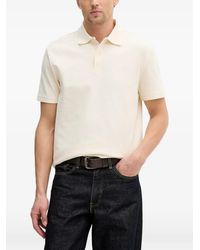 Guess - Ribbed-Trim Piqué Polo Shirt - Lyst