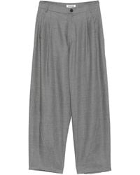 DARKPARK - Phebe Pleated Wide-Leg Tailored Trousers - Lyst