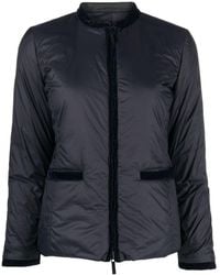 Emporio Armani - High Neck Zip-up Jacket - Lyst