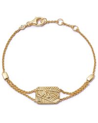 Astley Clarke - 18kt Recycled Gold Vermeil Terra Grace Locket Bracelet - Lyst