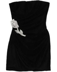 Adamaris - Crystal-Embellished Strapless Mini Dress - Lyst