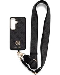 Guess - Monogram-Print Logo-Plaque Phone Case - Lyst