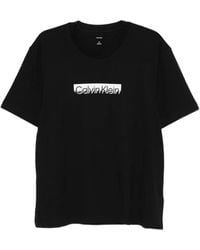 Calvin Klein - Logo-Print T-Shirt - Lyst