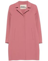 Herno - Notched-lapel Coat - Lyst