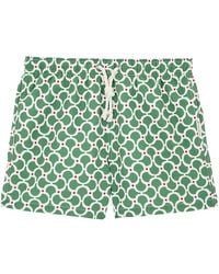GASSA D'AMANTE - Nora Geometric-Print Swim Shorts - Lyst