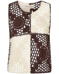 All That Remains - Elisa Crochet-Knit Top - Lyst