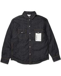 Purple Brand - Logo-Appliqué Denim Jacket - Lyst