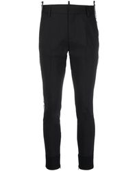 DSquared² - Logo Print Slim-Fit Trousers - Lyst