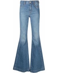 Stella McCartney - Flared Denim Jeans - Lyst