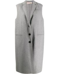 Marni Mouwloze Jas - Grijs