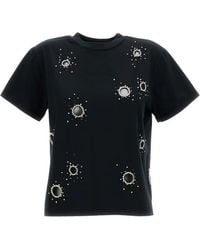 Des Phemmes - Embellished T-Shirt - Lyst