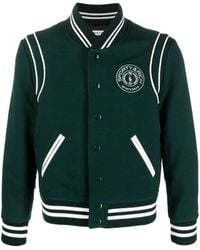 Sporty & Rich - Logo Embroidered Varsity Jacket - Lyst