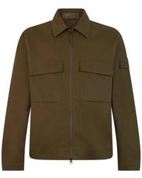 Stone Island - 1200018 All-Weather Cotton Canvas_S.I. Ghost Overshirt - Lyst
