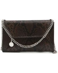 Stella McCartney - Sac Porté Épaule À Effet Peau De Serpent - Lyst