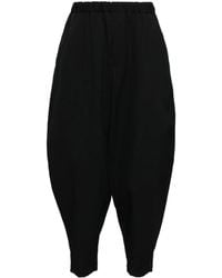 COMME DES GARÇON BLACK - Pantalones balloon con cinturilla elástica - Lyst