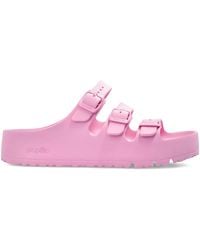 Birkenstock - Florida Flex Triple Buckle-Strap Slides - Lyst