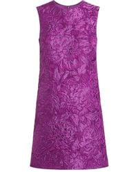 Dolce & Gabbana - Dolce & Gabbana Brocade Mini Dress Clothing - Lyst