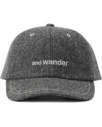 and wander - Wool Melton Cap - Lyst