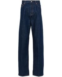 Gucci - Straight Jeans Met Logopatch - Lyst