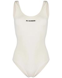 Jil Sander - Logo Swimsuit - Lyst