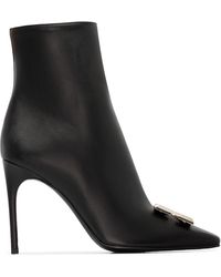 off white high heel boots