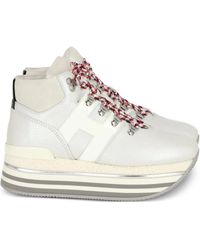 Hogan - Platform Lace-Up Sneakers - Lyst